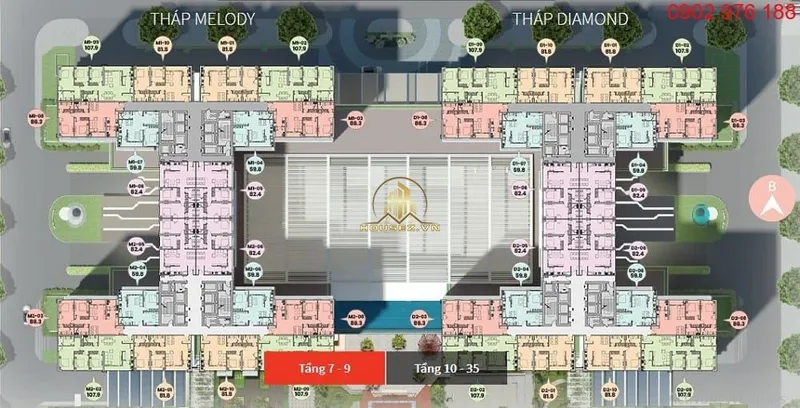 Hình ảnh dự án 6th Element Dự án chung cư 6th Element nằm trên lô đất 017HH1 thuộc khu đô thị mới Tây Hồ Tây, mặt tiền đường Nguyễn Văn Huyên kéo dài và đường Võ Chí Công, quận Tây Hồ, Hà Nội