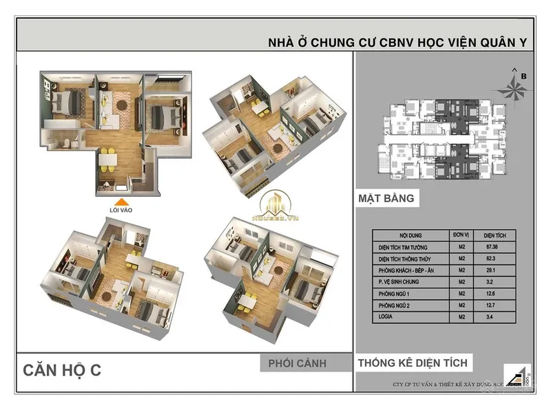 Hình ảnh dự án A5 Học Viện Quân Y