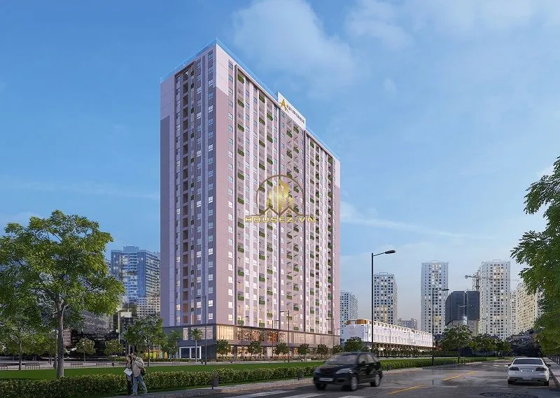 Hình ảnh dự án AQH Riverside nằm trên mặt tiền đường Nam Đuống, thuộc tổ 18, phường Thượng Thanh (nay thường gắn với địa bàn phường Việt Hưng), quận Long Biên, Hà Nội