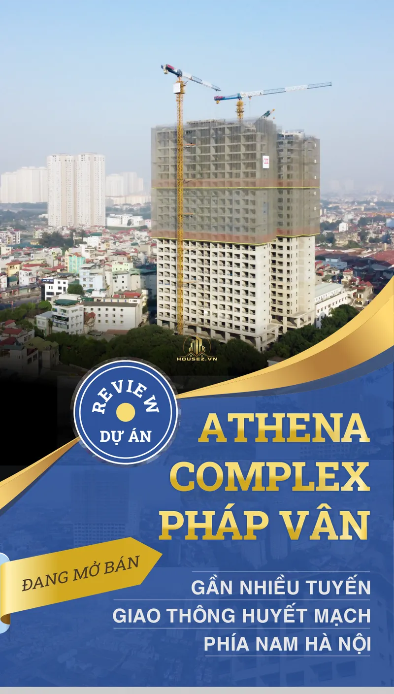 Hình ảnh dự án Athena Complex Pháp Vân