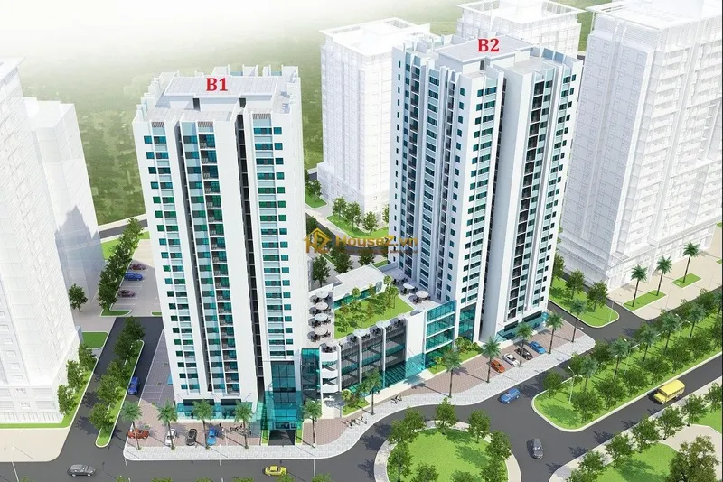 Hình ảnh dự án B1-B2 Tây Nam Linh Đàm