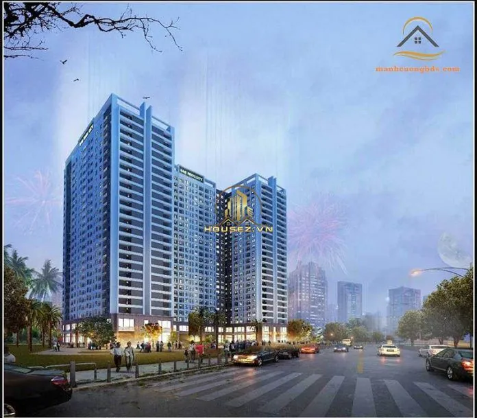 Hình ảnh dự án Bảo Ngọc City (Nhà ở xã hội IEC Bảo Ngọc) nằm tại phường Thạch Bàn, quận Long Biên, thành phố Hà Nội