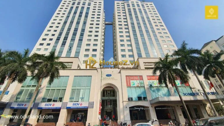 Hình ảnh dự án căn hộ dịch vụ Somerset Hòa Bình Hanoi có địa chỉ tại số 106 Hoàng Quốc Việt, phường Nghĩa Đô, quận Cầu Giấy, Hà Nội