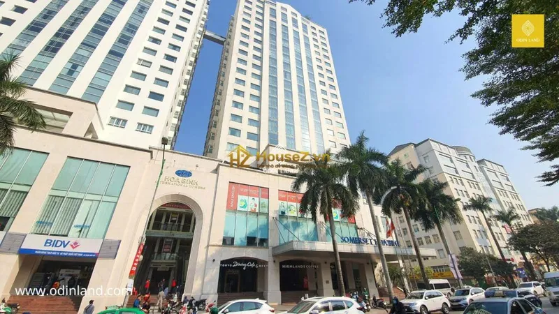 Hình ảnh dự án căn hộ dịch vụ Somerset Hòa Bình Hanoi có địa chỉ tại số 106 Hoàng Quốc Việt, phường Nghĩa Đô, quận Cầu Giấy, Hà Nội