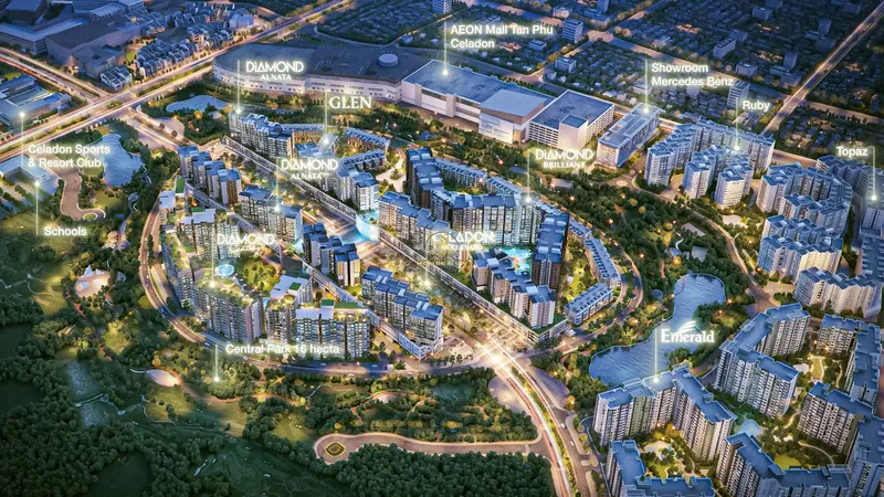 Hình ảnh dự án Celadon City