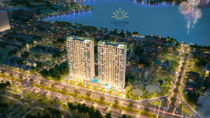 Hình ảnh dự án Celestine Westlake số 300 đường Võ Chí Công, thuộc ô đất CHC1 – khu D6, phường Phú Thượng (Khu vực Vườn Đào), quận Tây Hồ, thành phố Hà Nội
