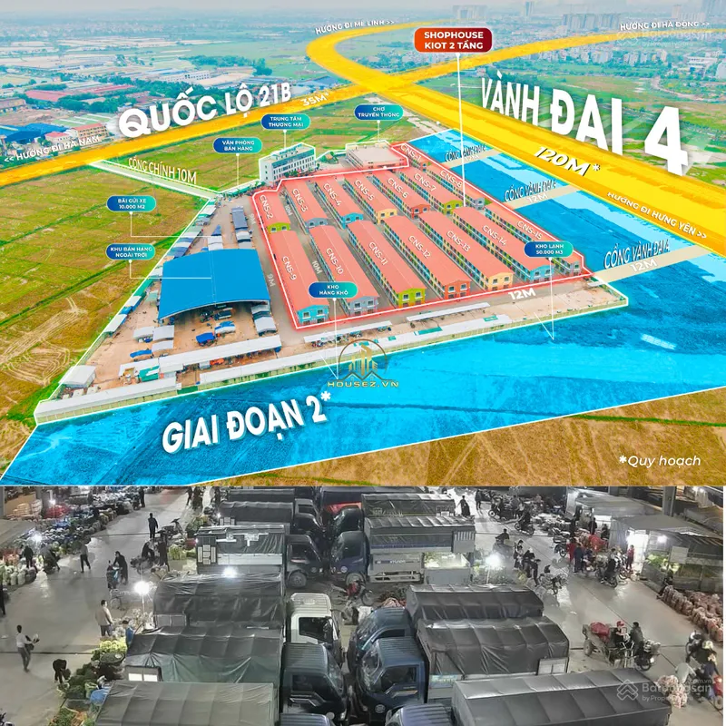 Hình ảnh dự án Chợ Đầu Mối Nam Hà Nội