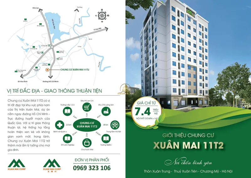 Hình ảnh dự án Chung cư 11T2 Xuân Mai