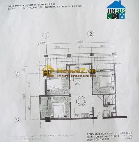 Hình ảnh dự án Chung cư 141 Trương Định