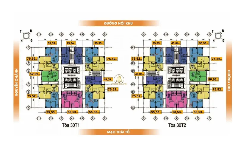 Hình ảnh dự án Chung cư 30T Nam Trung Yên