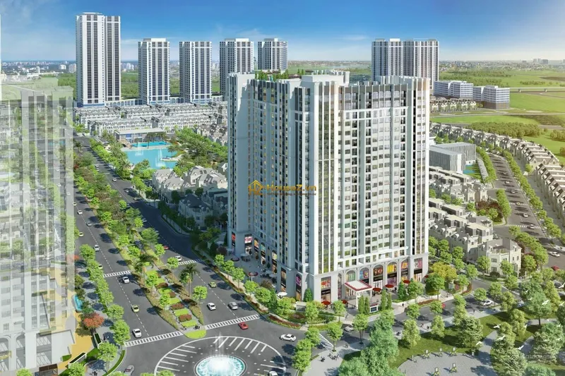 Hình ảnh dự án chung cư An Lạc nổi bật và quy mô nhất hiện nay thuộc tổ hợp An Lạc Green Symphony nằm tại xã Vân Canh, huyện Hoài Đức, Hà Nộ