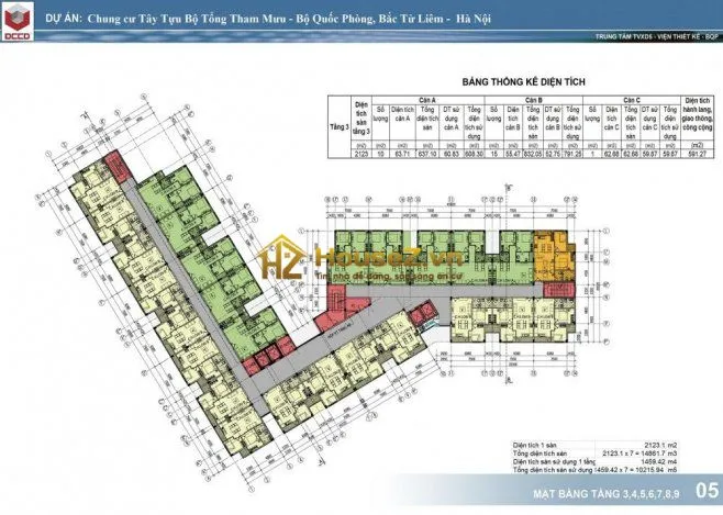 Hình ảnh dự án Chung cư Bộ Tổng Tham Mưu