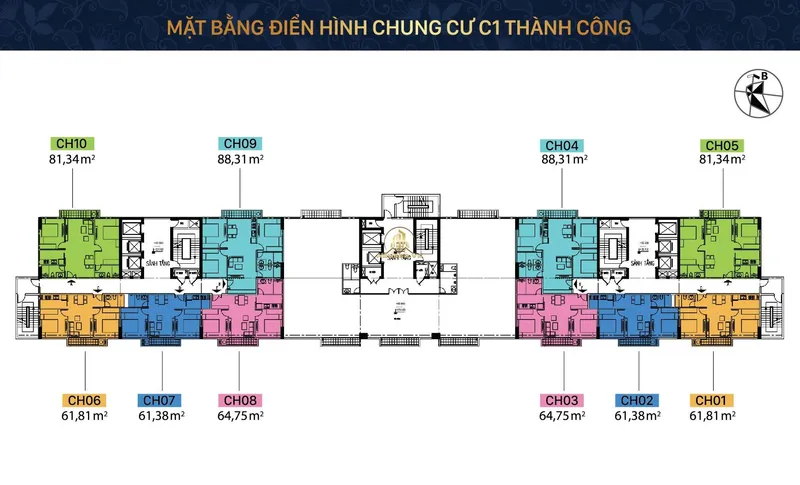 Hình ảnh dự án Chung cư C1 Thành Công