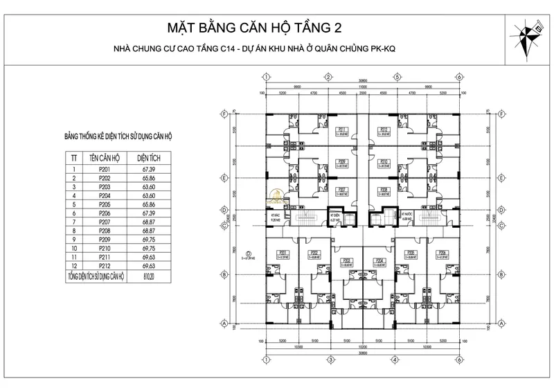 Hình ảnh dự án Chung cư C14 Bộ Quốc Phòng