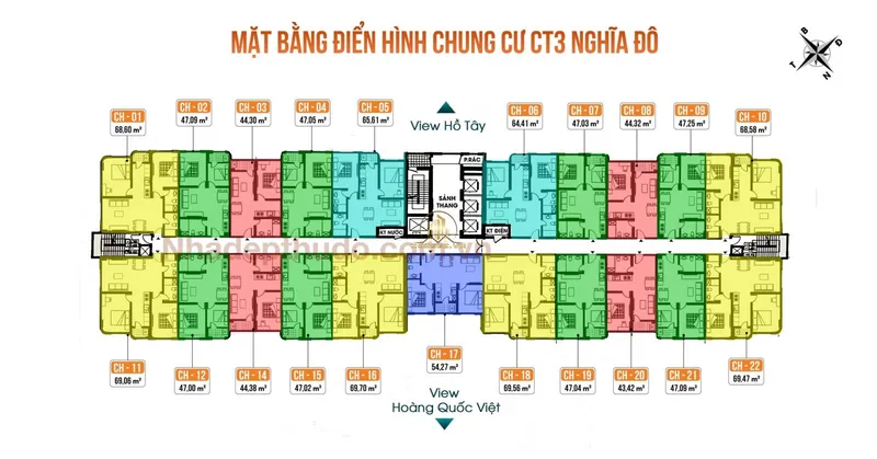 Hình ảnh dự án Chung cư CT3 Nghĩa Đô