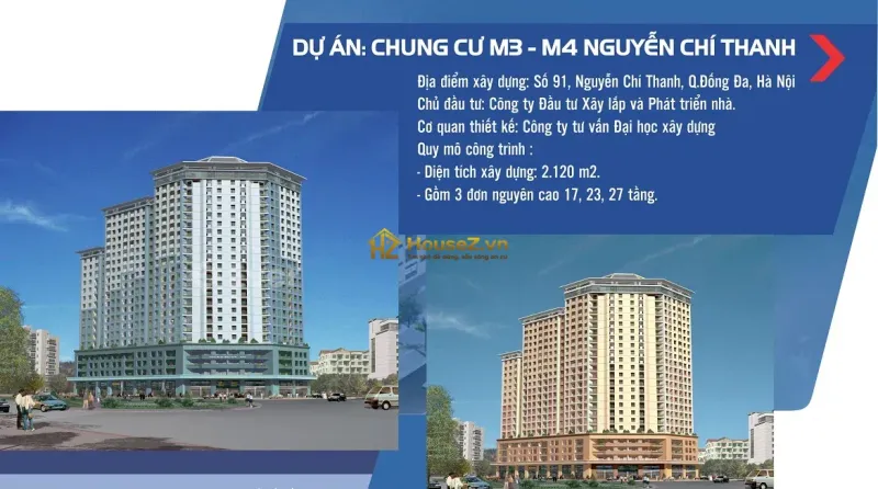 Hình ảnh dự án Chung cư M3 - M4 Nguyễn Chí Thanh có địa chỉ chính xác tại số 91 Nguyễn Chí Thanh, phường Láng Hạ, quận Đống Đa, Hà Nội