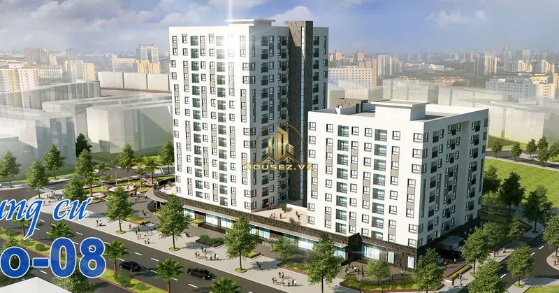Hình ảnh dự án Chung cư NO-08 Giang Biên