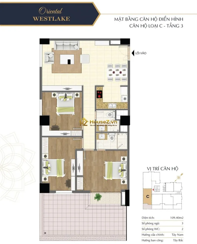 Hình ảnh dự án Chung cư Oriental Westlake