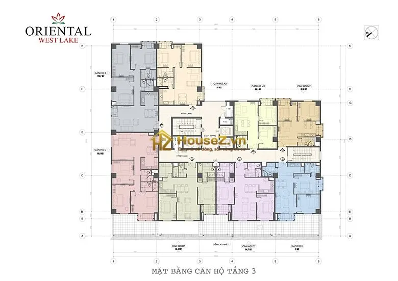 Hình ảnh dự án Chung cư Oriental Westlake