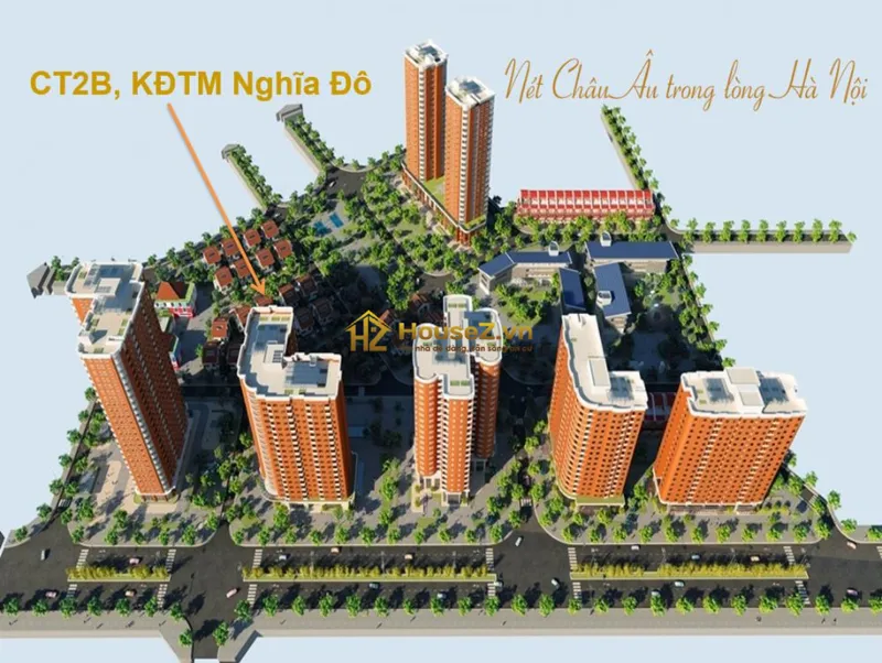 Hình ảnh dự án CT2B Nghĩa Đô