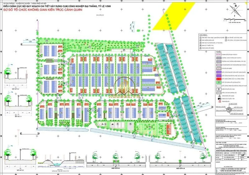 Hình ảnh dự án Cụm công nghiệp làng nghề Đại Thắng
