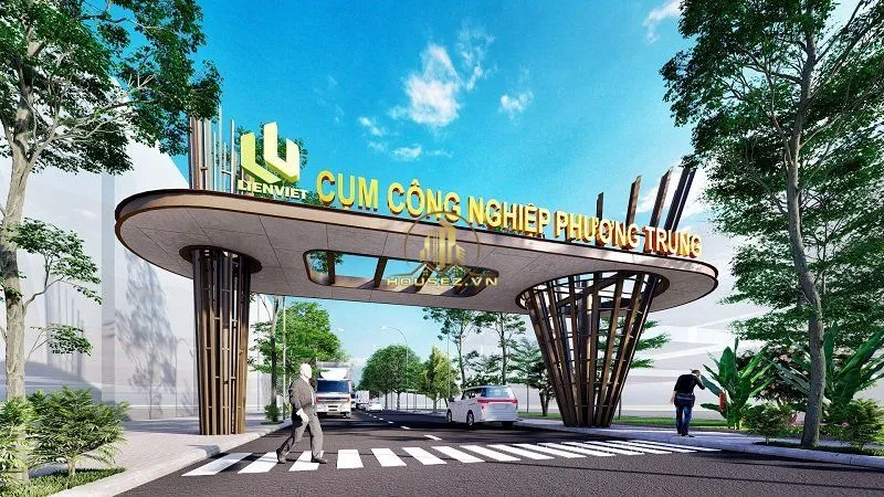 Hình ảnh dự án Cụm công nghiệp Phương Trung