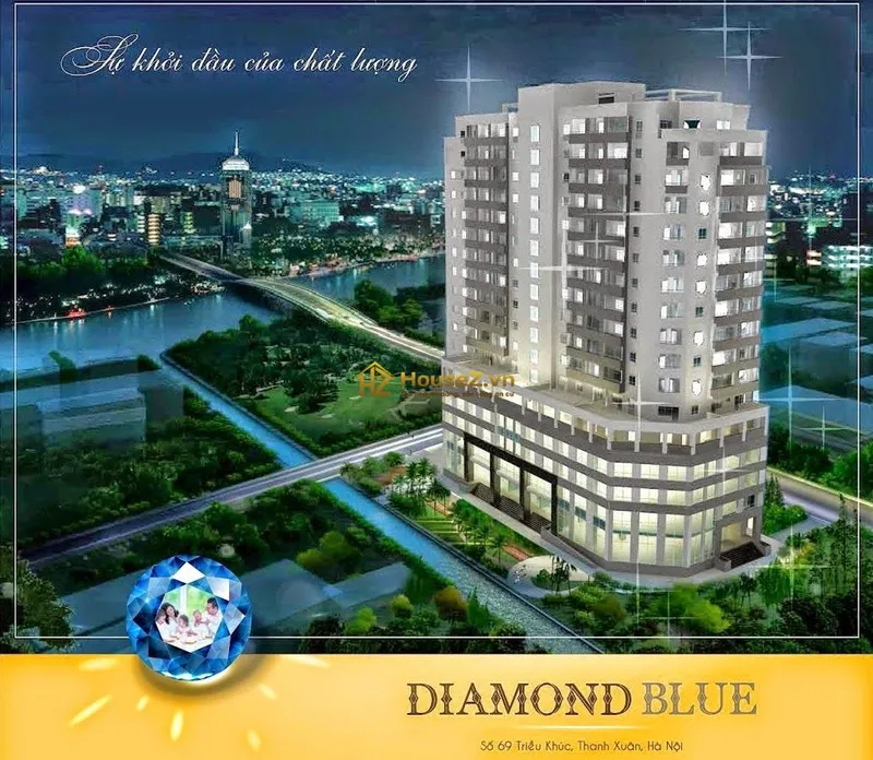Hình ảnh dự án Diamond Blue 69 Triều Khúc