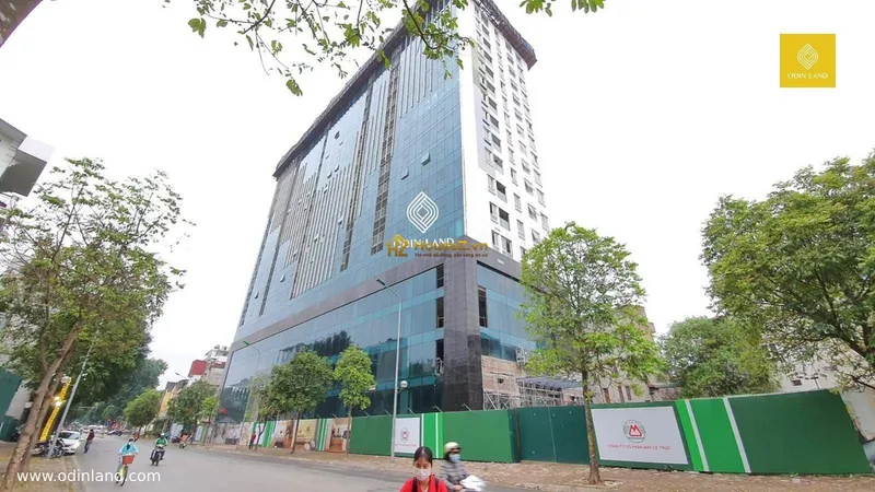 Hình ảnh dự án Discovery Central tọa lạc tại số 67 Trần Phú (tên cũ là số 8B Lê Trực), phường Điện Biên, quận Ba Đình, thành phố Hà Nội