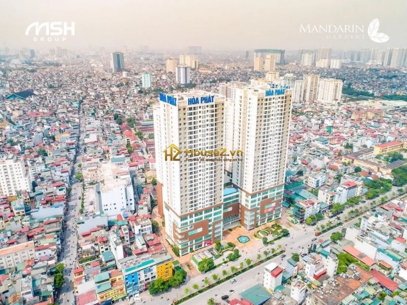 Hình ảnh dự án Dự án chung cư Mandarin Garden 2 tọa lạc tại số 99 đường Tân Mai, phường Tân Mai, quận Hoàng Mai, thành phố Hà Nội