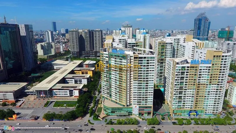 Hình ảnh dự án Dự án chung cư Mandarin Garden 2 tọa lạc tại số 99 đường Tân Mai, phường Tân Mai, quận Hoàng Mai, thành phố Hà Nội