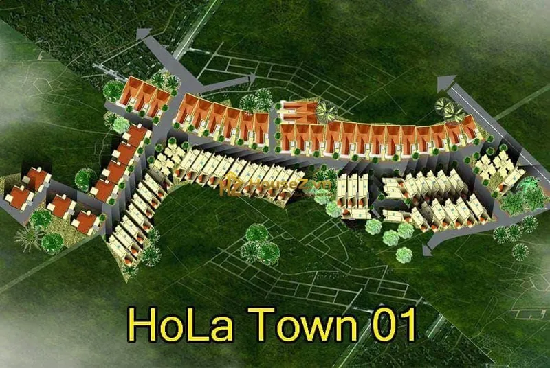 Hình ảnh dự án Dự án đất nền Hola Town 1 nằm tại thôn Miễu, xã Tiến Xuân, huyện Thạch Thất, Hà Nội.