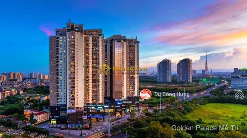 Hình ảnh dự án Dự án Golden Palace Mễ Trì tọa lạc tại khu K1, mặt đường Mễ Trì, phường Mễ Trì, quận Nam Từ Liêm, thành phố Hà Nội