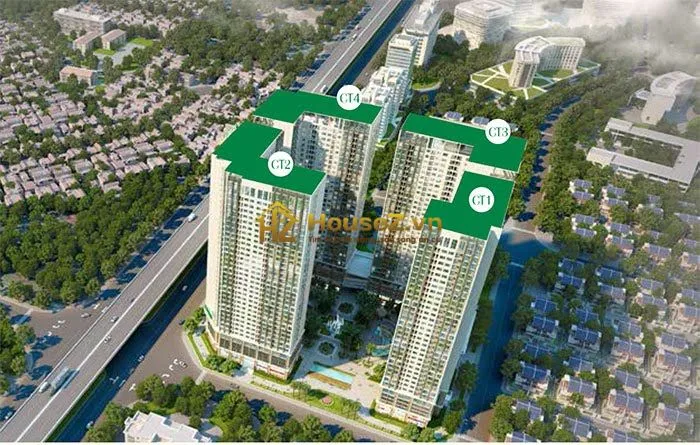 Hình ảnh dự án Dự án Housinco Premium (hay còn gọi là Housinco Grand Tower) nằm trên mặt đường Nguyễn Xiển, thuộc ô đất CT5 Khu đô thị mới Tây Nam Kim Giang I, xã Tân Triều, huyện Thanh Trì, thành phố Hà Nội