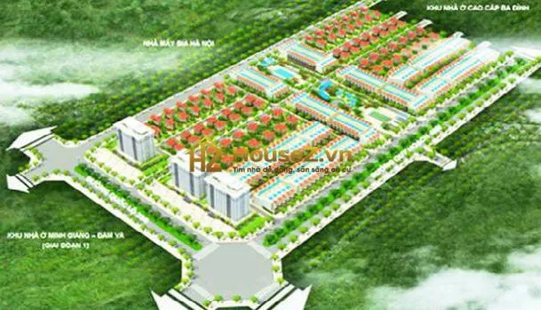 Hình ảnh dự án Dự án Khu đô thị Minh Giang Đầm Và tọa lạc tại xã Tiền Phong, huyện Mê Linh, thành phố Hà Nội