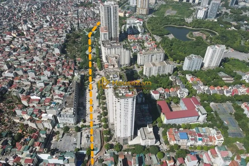 Hình ảnh dự án Dự án Khu đô thị mới Dịch Vọng nằm trên địa bàn hai phường Dịch Vọng và Yên Hòa, quận Cầu Giấy, thành phố Hà Nội