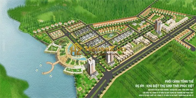 Hình ảnh dự án Dự án Khu đô thị sinh thái Phúc Việt tọa lạc tại xã Tiền Phong, huyện Mê Linh, thành phố Hà Nội