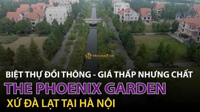 Hình ảnh dự án Dự án khu đô thị sinh thái The Phoenix Garden nằm trên địa bàn thị trấn Phùng và xã Đan Phượng, huyện Đan Phượng, thành phố Hà Nội