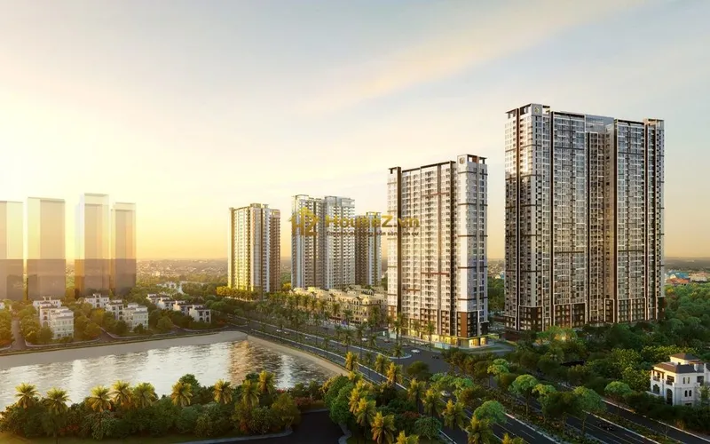Hình ảnh dự án Dự án Masteri Waterfront nằm bên trong đại đô thị Vinhomes Ocean Park, thuộc địa giới các xã Dương Xá, Kiêu Kỵ và Đa Tốn, huyện Gia Lâm, Hà Nội