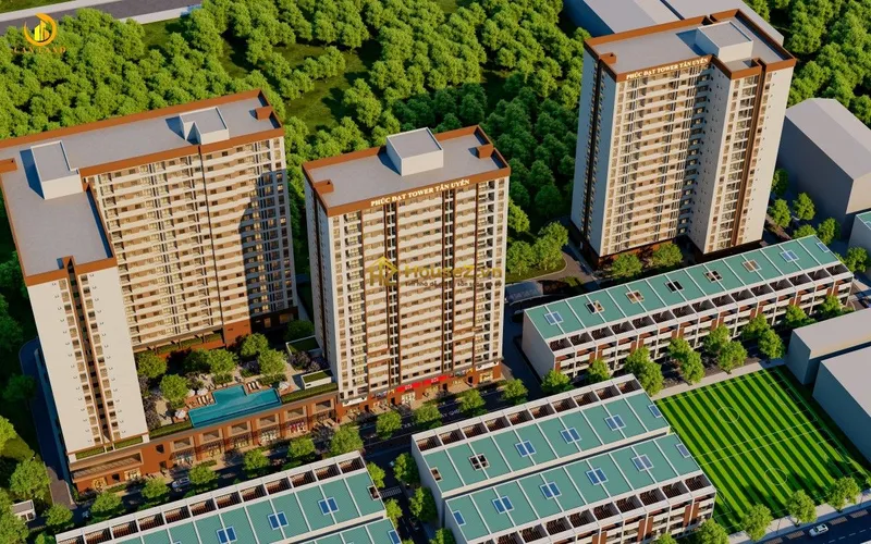 Hình ảnh dự án Dự án nhà ở xã hội (NOXH) Phúc Đạt Tân Uyên nằm tại Khu dân cư Phúc Đạt, phường Tân Hiệp, thành phố Tân Uyên, tỉnh Bình Dương