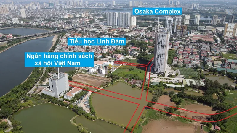 Hình ảnh dự án Dự án Osaka Complex có địa chỉ tại ngõ 48 đường Ngọc Hồi, phường Hoàng Liệt, quận Hoàng Mai, thành phố Hà Nội