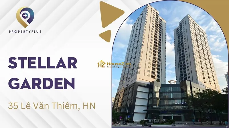 Hình ảnh dự án Dự án Stellar Garden nằm tại số 35 phố Lê Văn Thiêm, phường Thanh Xuân Trung, quận Thanh Xuân, thành phố Hà Nội