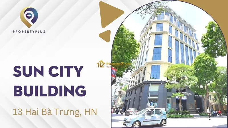 Hình ảnh dự án Dự án Sun City Building có địa chỉ chính xác tại số 13 Hai Bà Trưng, quận Hoàn Kiếm, thành phố Hà Nội.
