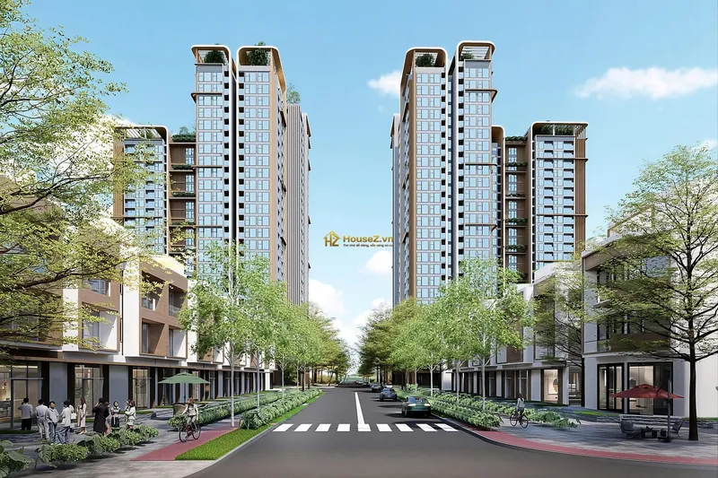 Hình ảnh dự án Dự án The Vista Văn La (Khu nhà ở Văn La) nằm trên mặt đường Quang Trung (Quốc lộ 6), thuộc phường Kiến Hưng (phường Phú La cũ), quận Hà Đông, Hà Nộ
