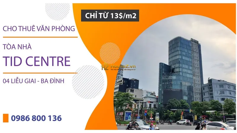 Hình ảnh dự án Dự án TID Tower (còn gọi là TID Centre) có địa chỉ tại số 4 phố Liễu Giai, Quận Ba Đình, thành phố Hà Nội