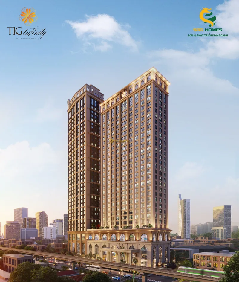 Hình ảnh dự án Dự án TIG Tower (còn gọi là TIG Infinity) nằm tại địa chỉ số 108 Nguyễn Trãi, phường Thượng Đình, quận Thanh Xuân, Hà Nội
