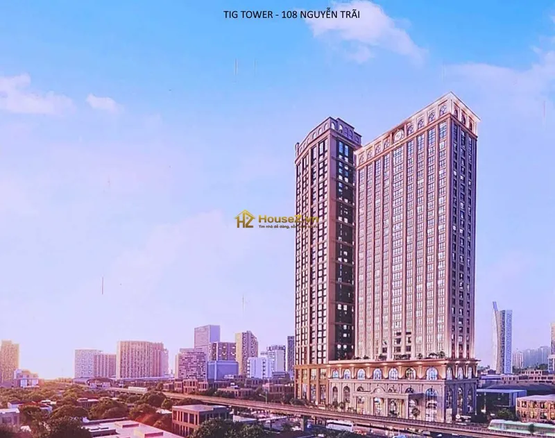 Hình ảnh dự án Dự án TIG Tower (còn gọi là TIG Infinity) nằm tại địa chỉ số 108 Nguyễn Trãi, phường Thượng Đình, quận Thanh Xuân, Hà Nội