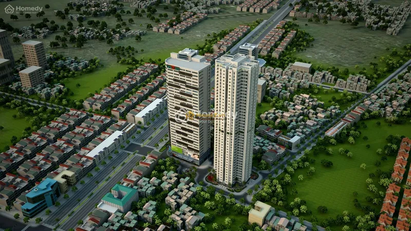 Hình ảnh dự án Dự án Unimax Twin Tower nằm tại số 210 đường Quang Trung, phường Phúc La, quận Hà Đông, thành phố Hà Nội
