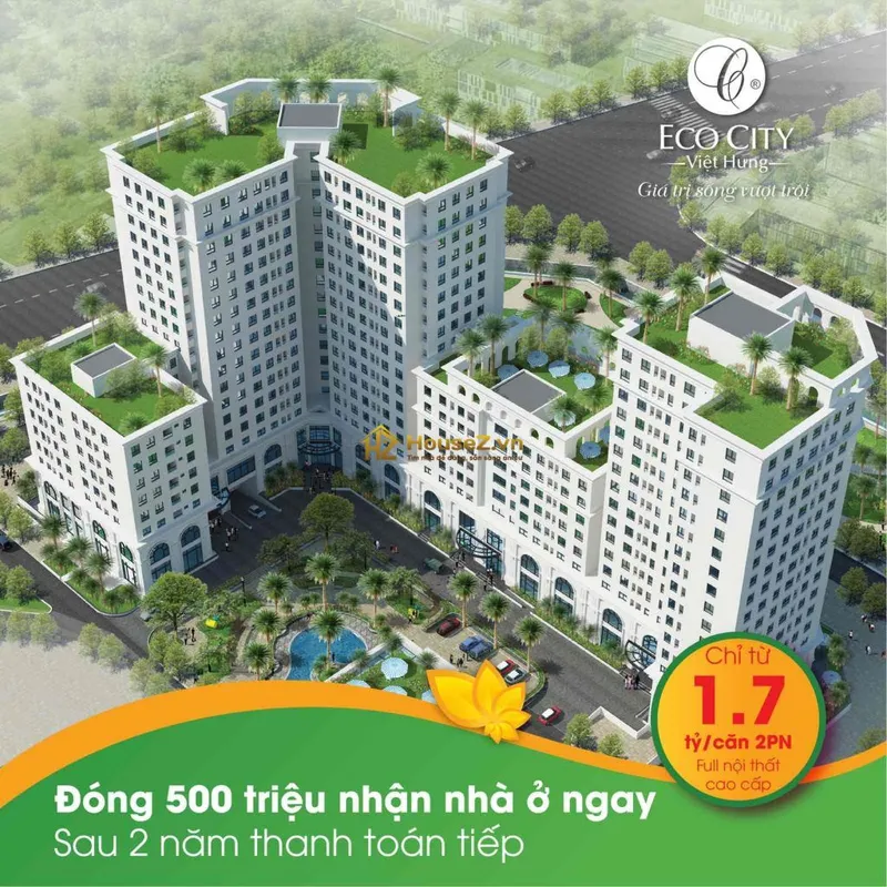 Hình ảnh dự án Eco City Việt Hưng
