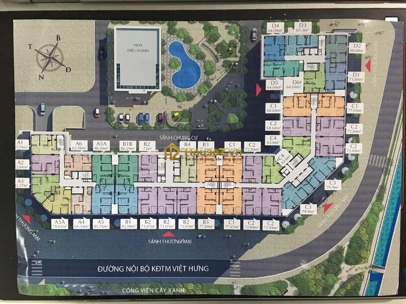 Hình ảnh dự án Eco City Việt Hưng