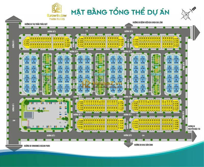 Hình ảnh dự án Eurowindow Twin Parks